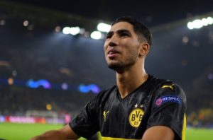 Hakimi thanks Borussia Dortmund fans