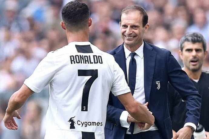 Not even Ronaldo was immune of Allegri's dry sense of humor says Tedesco