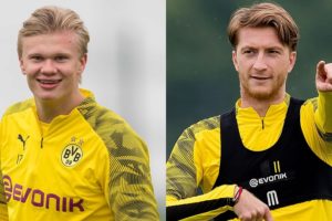 Erling Haaland & Marco Reus are back in training for Dortmund