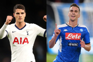 Tottenham are eyeing Milik with Lamela going the other way