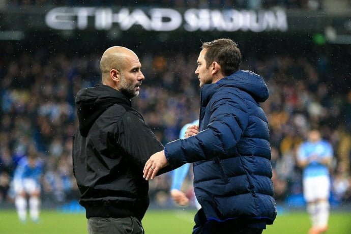 Guardiola says Lampard will become an "extraordinary manager"