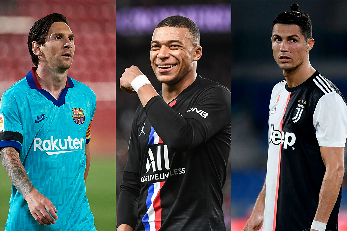 Ronaldo chooses his top four greatest players and dream signing feat. Mbappe, Messi and Cristiano