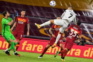 Cristiano Ronaldo Amazing Header Goal vs AS Roma | 2-2