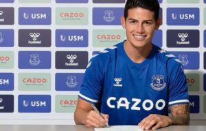 Official - James James Rodriguez joins Premier League club Everton