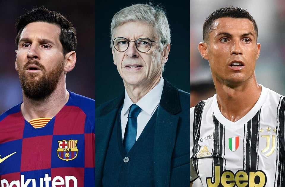 Arsene Wenger explains the differences between Lionel Messi & Cristiano Ronaldo