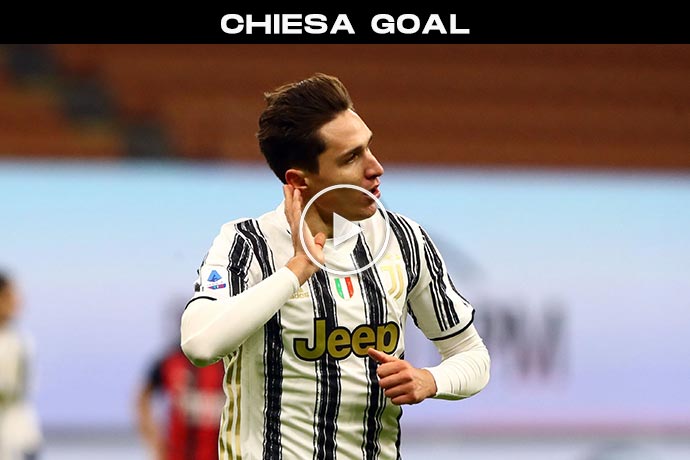 Video: Chiesa Amazing Second Goal against AC Milan | AC Milan 1-2 Juventus