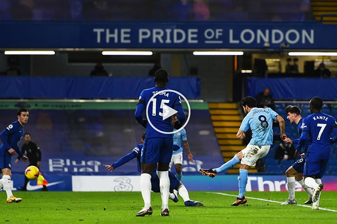 Video: Gundogan Goal against Chelsea | Chelsea 0-1 Man City