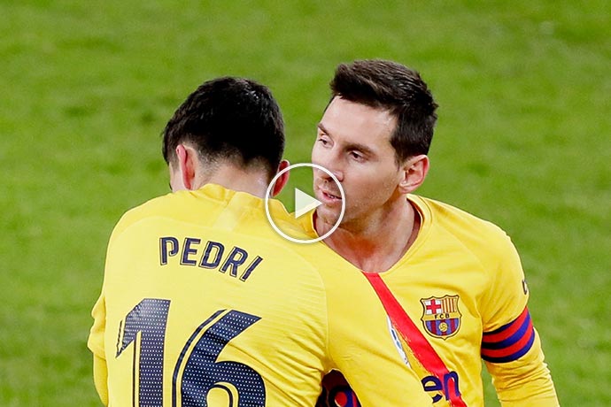 Video: Pedri Goal against Bilbao | Amazing Long Pass from Messi