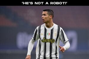 ‘He’s not a robot!’ – Cristiano Ronaldo defended for poor display vs Inter