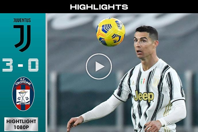 Video: Cristiano Ronaldo Scores Two Goals | Juventus vs Crotone Highlights