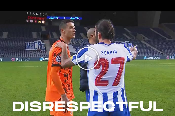 Video: Disrespectful Moments Against Cristiano Ronaldo