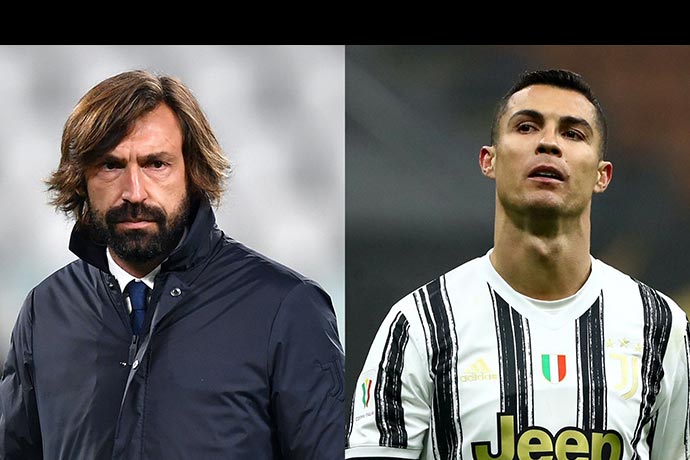Pirlo responds to Cristiano Ronaldo's exit tales at Juventus