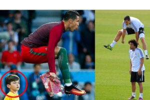 Video: How on earth does Cristiano Ronaldo jump this high?