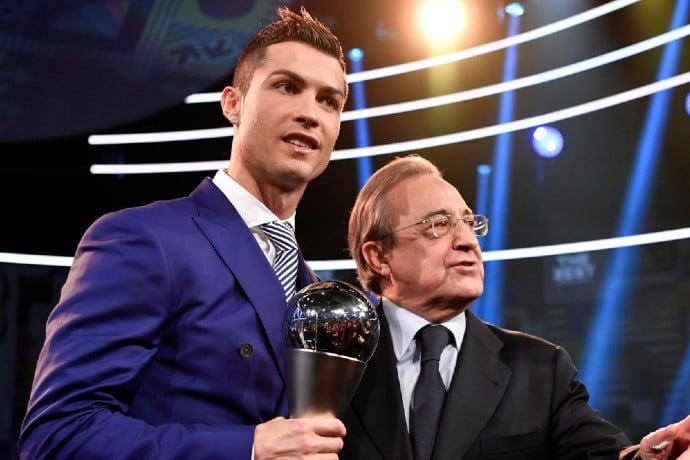 Florentino Perez responds to a question about a Ronaldo-Real Madrid reunion