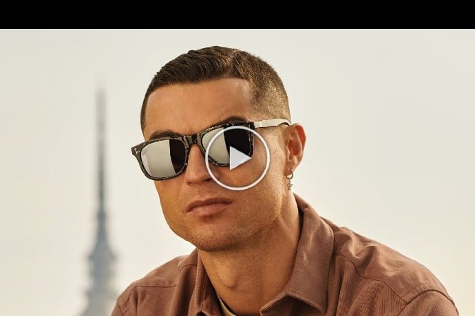 Video: Cristiano Ronaldo posing in sunglasses CR7