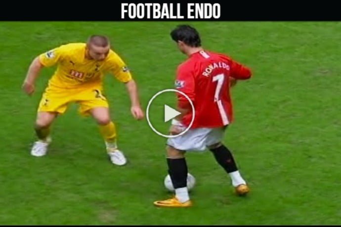 Video: Young Ronaldo Had No Mercy For Defenders