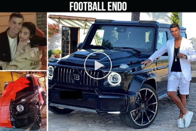 Video: Cristiano Ronaldo posing with gift from Georgina Rodriguez on his 35th birthday