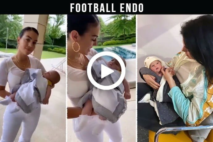 Video: Georgina Rodriguez with kid her best friends Edu Aguirre and Julia Salmean