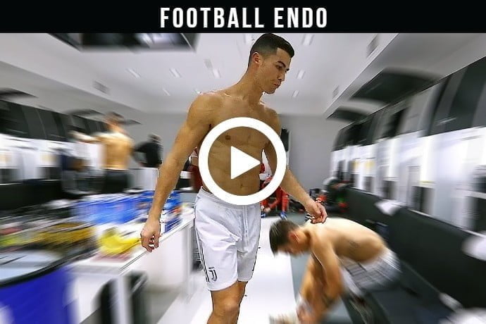 (Video) Watch Cristiano Ronaldo: Best & Rare Dressing Room Moments