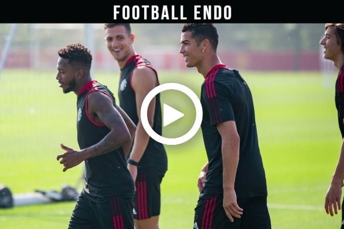 Video: Cristiano Ronaldo trains with Manchester United; Watch All the visuals combined