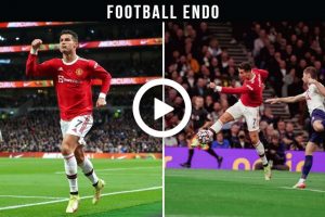 Video: Cristiano Ronaldo's Goal vs Tottenham Hotspur | Ronaldo goal vs Spurs | Man United vs Spurs