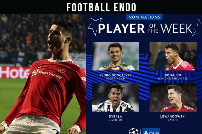 Vote For Cristiano Ronaldo for Champions League player of the week