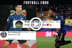 Video: Footballl World Reacts To Cristiano Ronaldo + Jadon Sancho Goals For Man United Vs Villarreal!