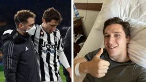 Following a knee injury, Federico Chiesa will not play for the Bianconeri this season