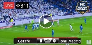 La Liga: Getafe Vs Real Madrid Live 2 January 2022