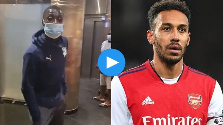 Video: Pepe provides Aubameyang transfer update to Arsenal fan