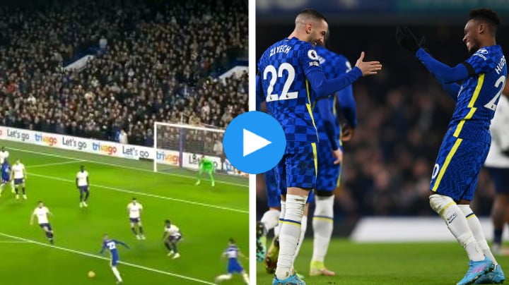 Video: Hakim Ziyech scores an absolute BANGER to give Chelsea the lead