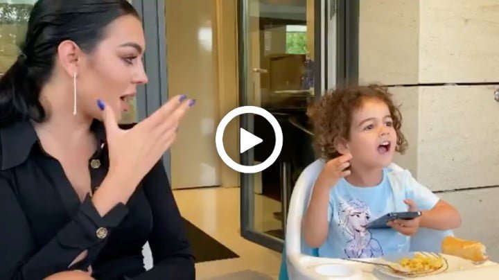 Video: Georgina Rodriguez develop singing talent of her daughter Alana