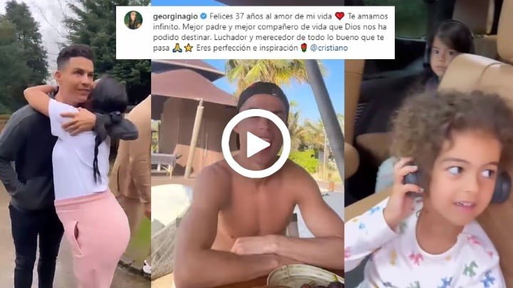 Video: Georgina Rodriguez's incredible gift for her man's 37th birthday