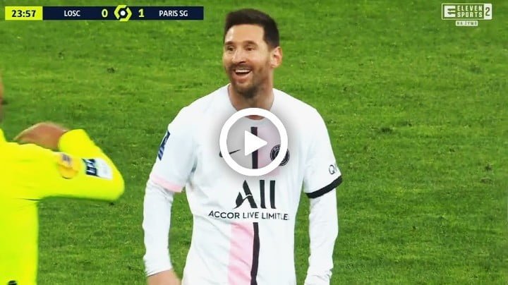 Video: Lionel Messi Amazing performance against Lille