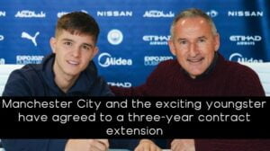 Manchester City and the exciting youngster have agreed to a three-year contract extension