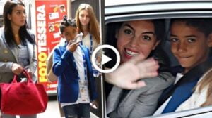 Video: Georgina Rodriguez & Cristiano Ronaldo Junior in Sanremo