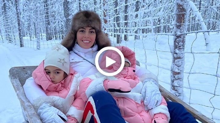 Video: Georgina and Family on a trip to the North Pole to meet Santa Claus