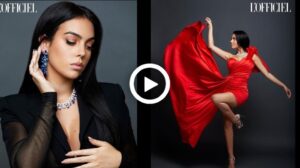 Video: Georgina Rodriguez Ronaldo shooting for L'Officiel magazine