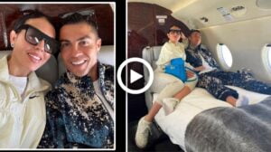 Video: Cristiano Ronaldo & Georgina Rodriguez - Lovely Moments by private jet