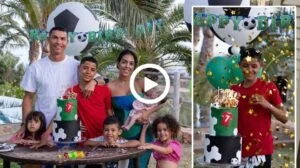 Video: Georgina Rodriguez And Family Celebrate Cristianinho's 12th Birthday