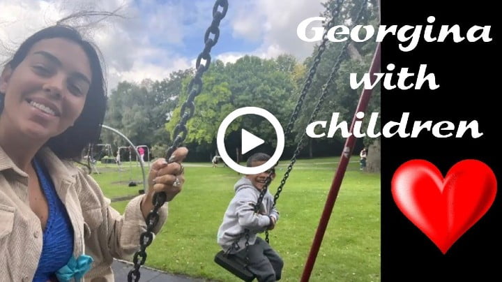 Video: Georgina Rodriguez with her children (Eva, Mateo & Alana)