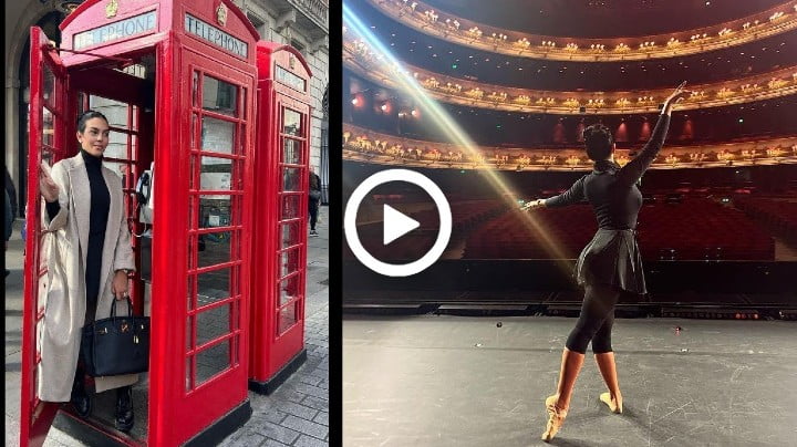 Video: Georgina Rodriguez in London (09/22) | Royal Opera House & Royal Ballet School