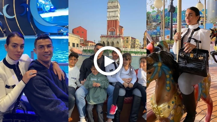 Video: Cristiano Ronaldo & Georgina Rodriguez With Children In Riyadh | Family Moments In Saudi Arabia