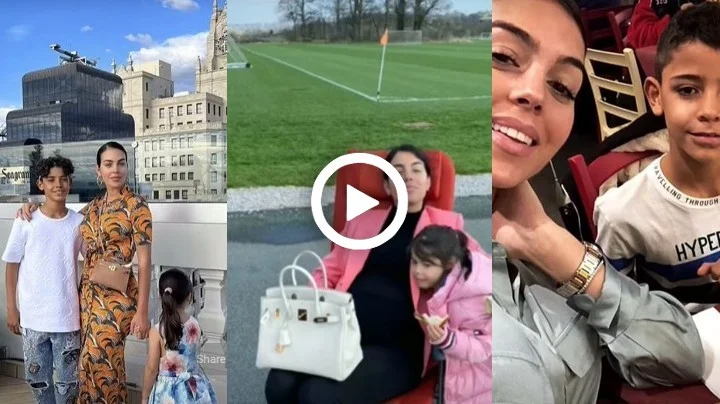 Video: Georgina Rodriguez Cristiano Ronaldo with family