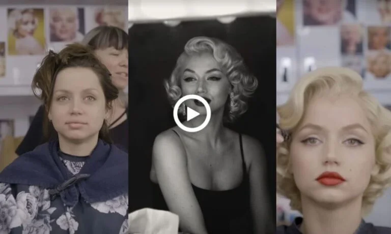 Video: Ana de Armas transforming into Marilyn Monroe in Blonde 2022