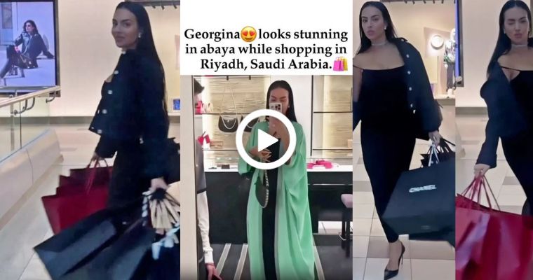 Georgina Rodriguez Shopping In Riyadh Today See Video