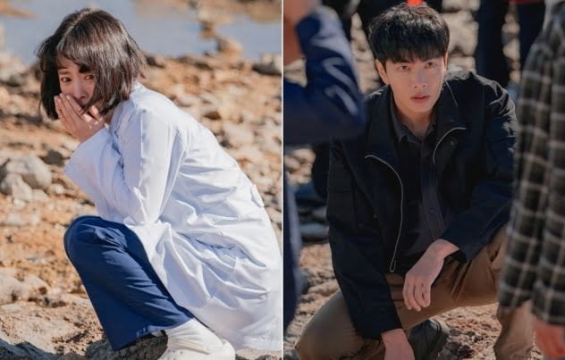 "Behind Your Touch" Han Ji Min and Lee Min Ki Find A Shocking Murder Scene