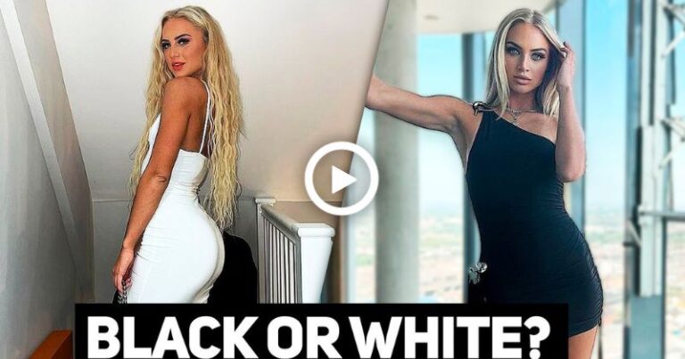 Video: Black or White? Alisha Lehmann's Outfit Choices