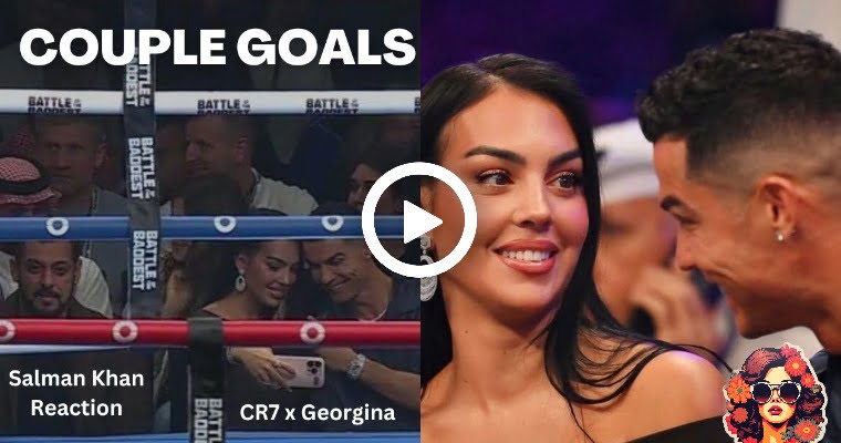 Video: Cristiano Ronaldo and Georgina Rodriguez 'Couple Goals' Moment at boxing event in Saudi Arabia