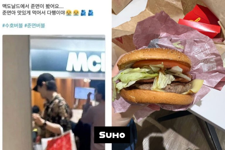 Suho From EXO Received Backlash From Supporters of Palestine After Being Spotted Dining at McDonald’s